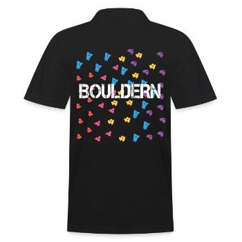 Grimpeur d'escalade de bloc - Polo Homme - noir - Dos - Kai (181cm)