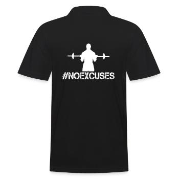 Gym Gym Sports Bodybuilding - Men's Polo Shirt - black - Back - Kai (181cm)