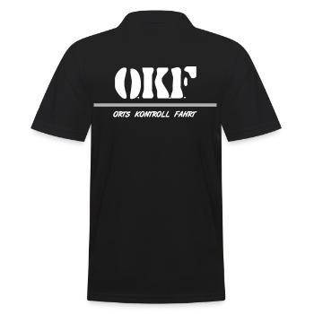OKF, Orts Kontroll Fahrt, Auto Tuning, Spruch FUN - Männer Poloshirt - Schwarz - Hinten - Kai (181cm)