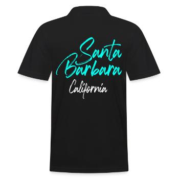 Santa Barbara California - Polo Homme - noir - Dos - Kai (181cm)