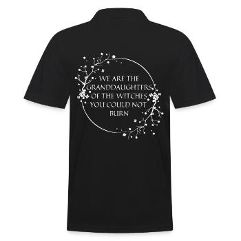 Sorcière - Petites-filles des sorcières - sombre - Polo Homme - noir - Dos - Kai (181cm)