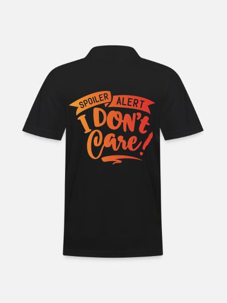 Antisocial - Spoiler Warning - c - Men's Polo Shirt - black