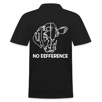 Go Vegan - Fier Végétalien - 10 - neg - Polo Homme - noir - Dos - Kai (181cm)