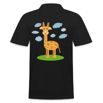 Girafe - Polo Homme - noir - Dos - Kai (181cm)