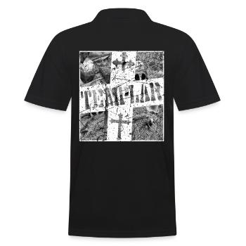 Crusaders,Knights Templar Crusader Knight Templar - Men's Polo Shirt - black - Back - Kai (181cm)