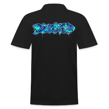 Boosted Camouflage Motif for Turbo Screwdriver - Men's Polo Shirt - black - Back - Kai (181cm)
