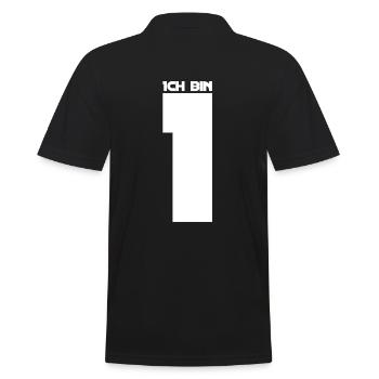 Kids I'm 1T-Shirt 1st Birthday - Men's Polo Shirt - black - Back - Kai (181cm)