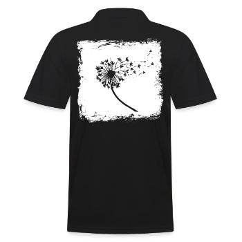 Un Beau pissenlit Pissenlit Souhaite-toi Quoi - Polo Homme - noir - Dos - Kai (181cm)