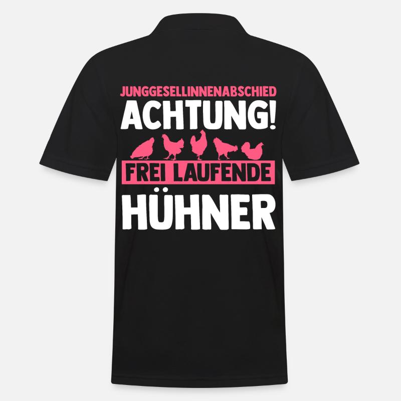 Braut Junggesellenabschied Junggesellinnenabschied - Männer Poloshirt - Schwarz