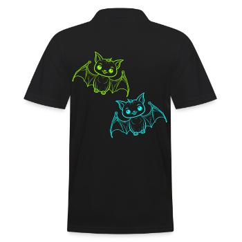 Halloweenj Chauves-souris Enfants Enfant - Polo Homme - noir - Dos - Kai (181cm)