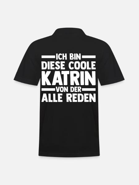 Katrin - Männer Poloshirt - Schwarz