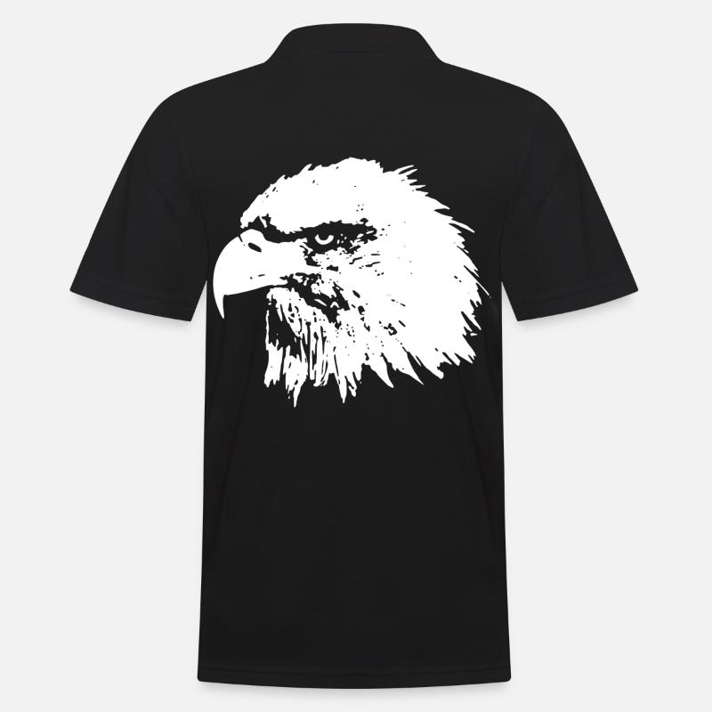 2 Falcon Eagle Falcon Eagle Falcon Airfighter Navy A - Polo Homme - noir