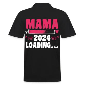 Maman à venir 2024 - Polo Homme - noir - Dos - Kai (181cm)
