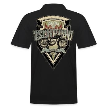 RT125 - Männer Poloshirt - Schwarz - Hinten - Kai (181cm)