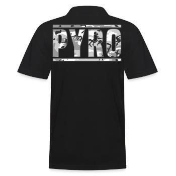 vuurwerk shirt pyro camo - Polo Homme - noir - Dos - Kai (181cm)
