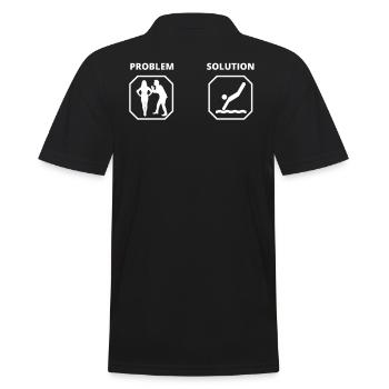 PROBLEM SOLUTION piscine - Polo Homme - noir - Dos - Kai (181cm)