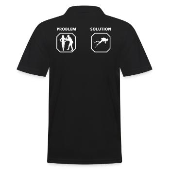 PROBLEM SOLUTION plongée - Polo Homme - noir - Dos - Kai (181cm)