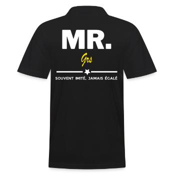 MR. souvent imité, jamais égalé Grs - Polo Homme - noir - Dos - Kai (181cm)