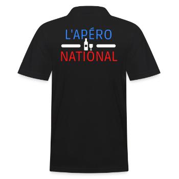APERO NATIONAL - Polo Homme - noir - Dos - Kai (181cm)