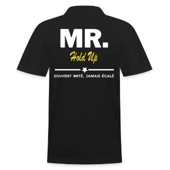 MR. souvent imité, jamais égalé Hold Up - Polo Homme - noir - Dos - Kai (181cm)