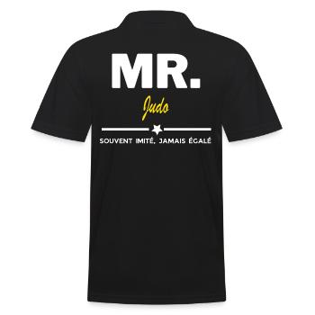 MR. souvent imité, jamais égalé Judo - Polo Homme - noir - Dos - Kai (181cm)