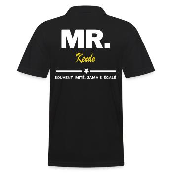 MR. souvent imité, jamais égalé Kendo - Polo Homme - noir - Dos - Kai (181cm)