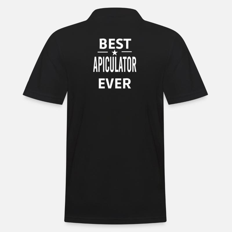 Best Ever APICULATOR - Men's Polo Shirt - black