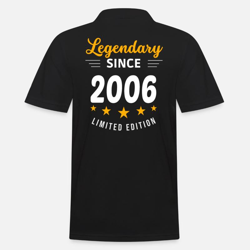 Legendary since 2006 - Men's Polo Shirt - black
