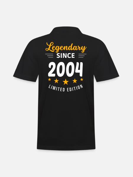 Legendary since 2004 - Men's Polo Shirt - black