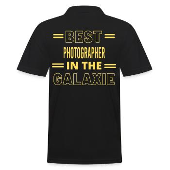 Meilleur photographe de tous les temps dans la galaxie - Polo Homme - noir - Dos - Kai (181cm)