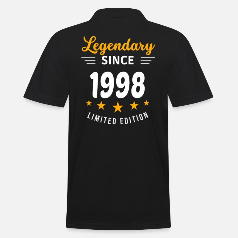 Legendary since 1998 - Men's Polo Shirt - black