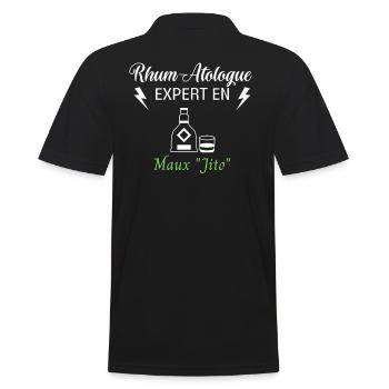 Rhum-Atologue - Polo Homme - noir - Dos - Kai (181cm)