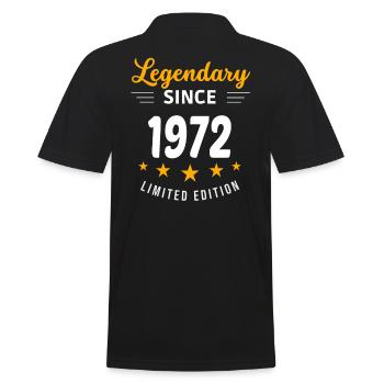 Légendaire depuis 1972 - Polo Homme - noir - Dos - Kai (181cm)