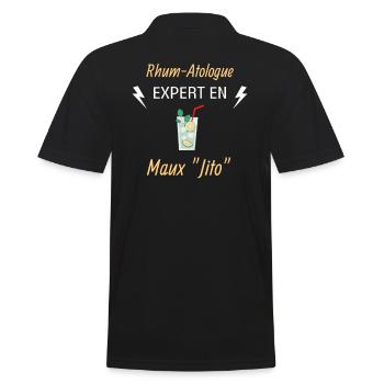 Rhum-Atologue - Polo Homme - noir - Dos - Kai (181cm)