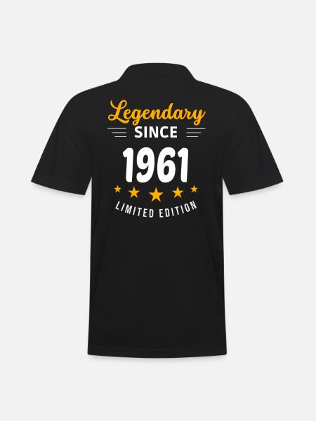 Legendary since 1961 - Men's Polo Shirt - black