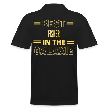 Le meilleur de tous les temps DANS LA GALAXIE FISHER - Polo Homme - noir - Dos - Kai (181cm)