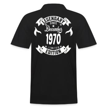 Legendary since december 1970 - Polo Homme - noir - Dos - Kai (181cm)