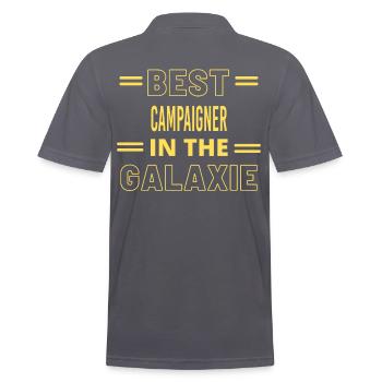 Best Ever IN THE GALAXIE CAMPAIGNER - Polo Homme - charbon - Dos - Nico (186cm)
