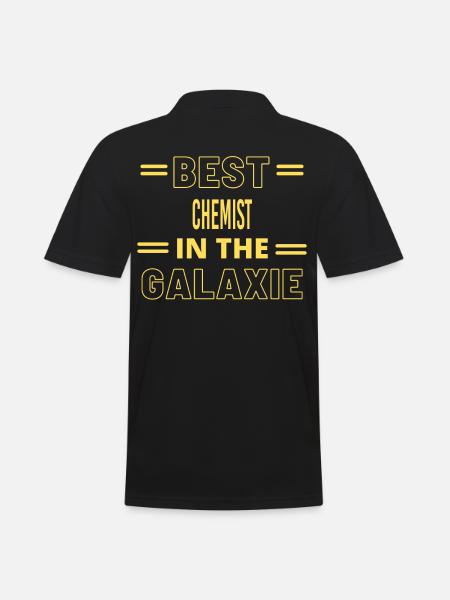 Il migliore di sempre IN THE GALAXIE CHEMIST - Polo da uomo - nero