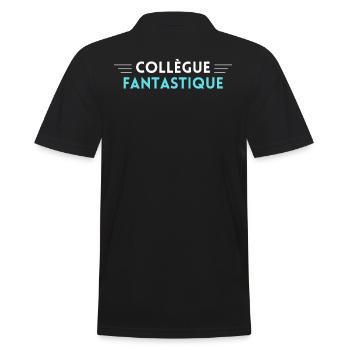 Collègue fantastique - Polo Homme - noir - Dos - Kai (181cm)