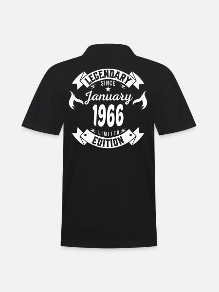 Leggendario dal gennaio 1966 - Polo da uomo - nero