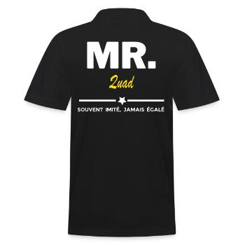 MR. souvent imité, jamais égalé Quad - Polo Homme - noir - Dos - Kai (181cm)