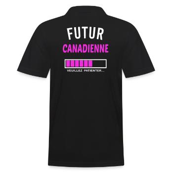 futur Canadienne - Polo Homme - noir - Dos - Kai (181cm)