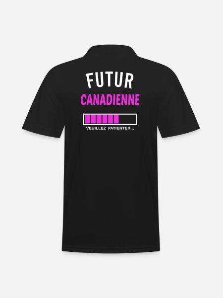futur Canadienne - Polo Homme - noir