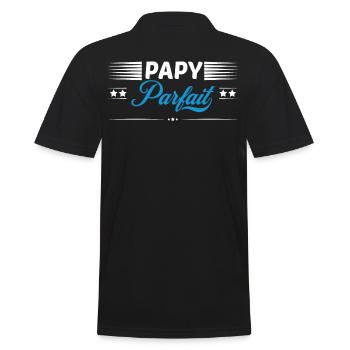 Papy parfait - Polo Homme - noir - Dos - Kai (181cm)