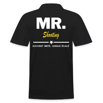 MR. souvent imité, jamais égalé Shooting - Polo Homme - noir - Dos - Kai (181cm)