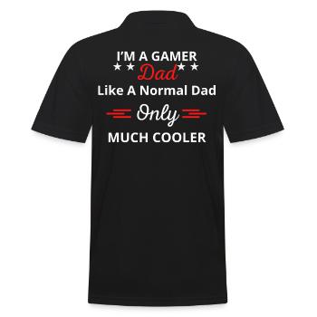I m A Gamer Dad Funny Video Gaming - Polo Homme - noir - Dos - Kai (181cm)