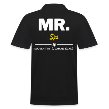 MR. souvent imité, jamais égalé Spa - Polo Homme - noir - Dos - Kai (181cm)