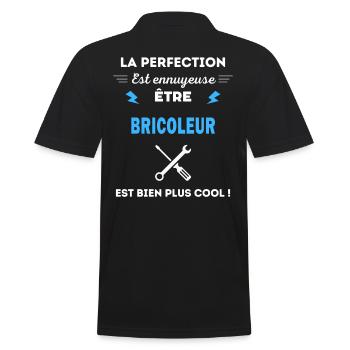La perfection est ennuyeuse cool BRICOLEUR - Polo Homme - noir - Dos - Kai (181cm)