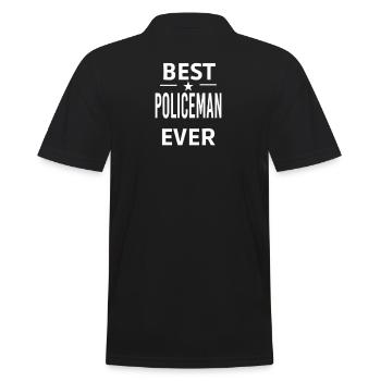 Meilleur policier de tous les temps - Polo Homme - noir - Dos - Kai (181cm)